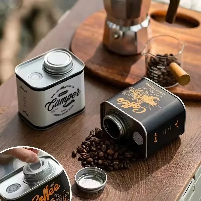 Food Storage Metal Box - علبة حديدية محكمة الإغلاق لحفظ حبوب