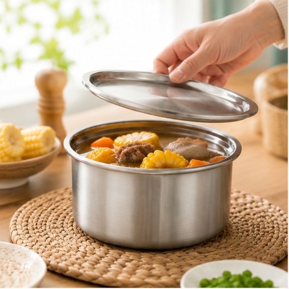 Food Storage Metal Box - وعاء رامكن من الستانلس ستيل 304