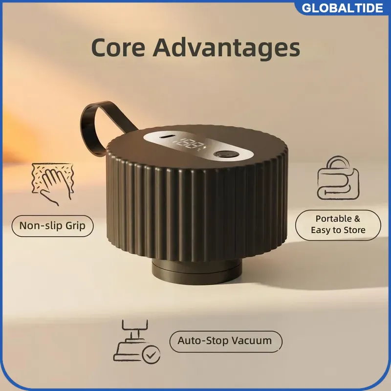 Food Storage Vacuum - جهاز تفريغ الهواء الكهربائي لبرطمانات ميسون،