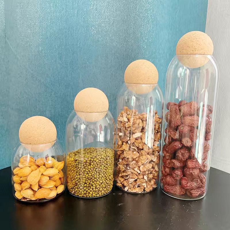 أوعية تخزين زجاجية شفافة مع سد - مراجعة Food Storage Glass Round وسعره