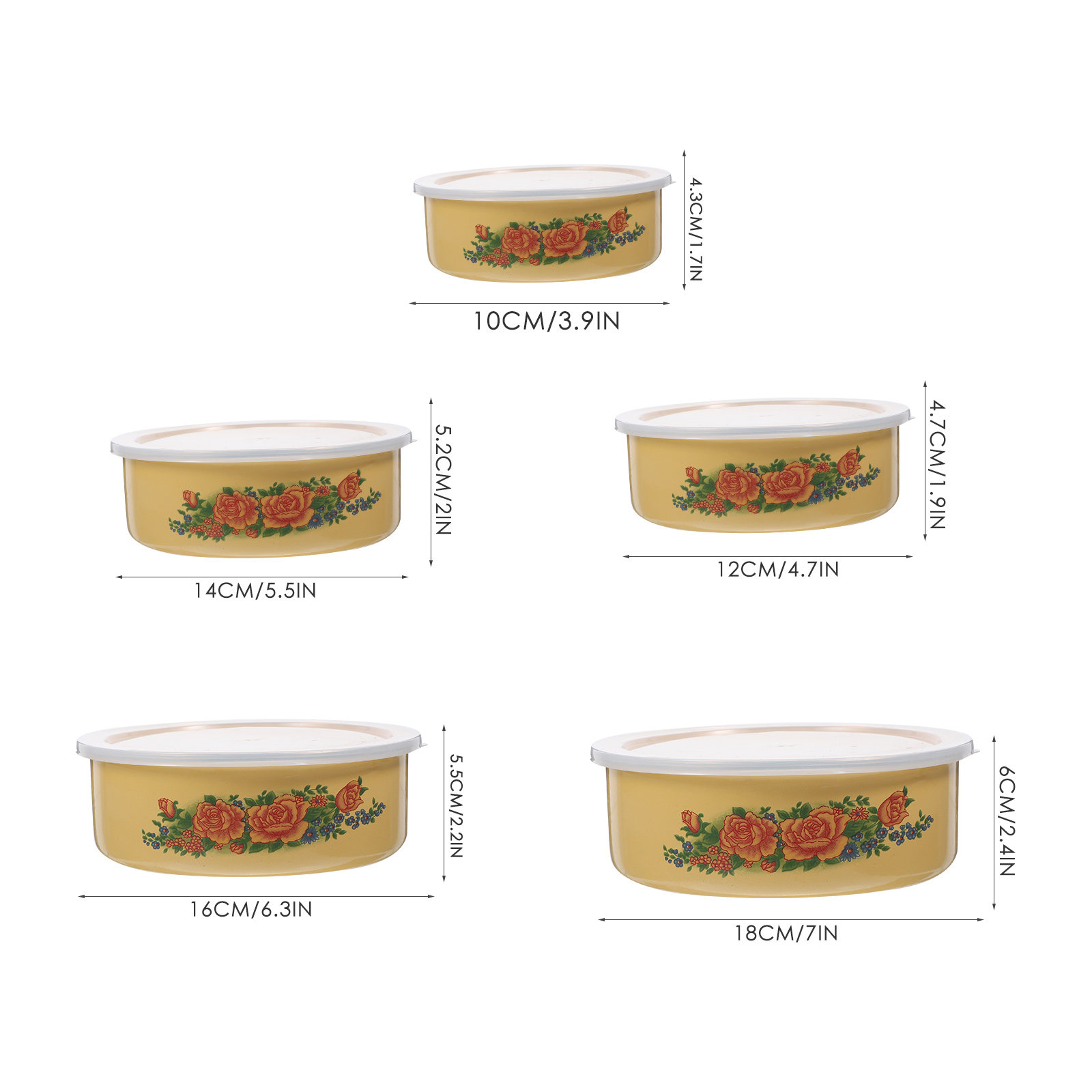 5 قطع من أوعية حفظ الطعام الطا - مراجعة Food Storage In Restaurant وسعره