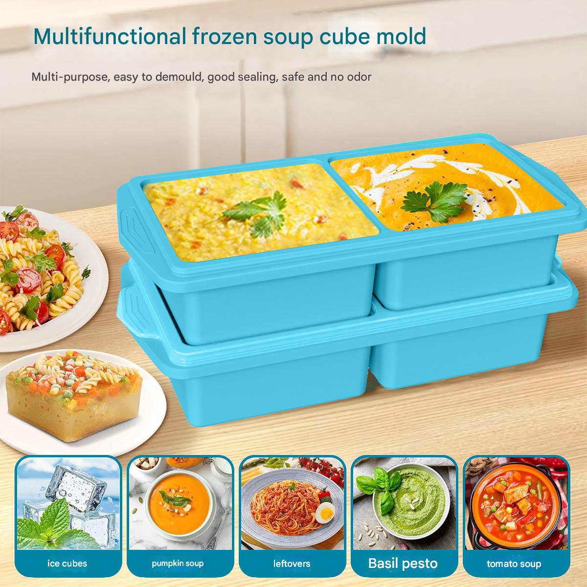 قالب سيليكون كبير لمكعبات الثل - مراجعة Xl Food Storage Containers With Lids وسعره