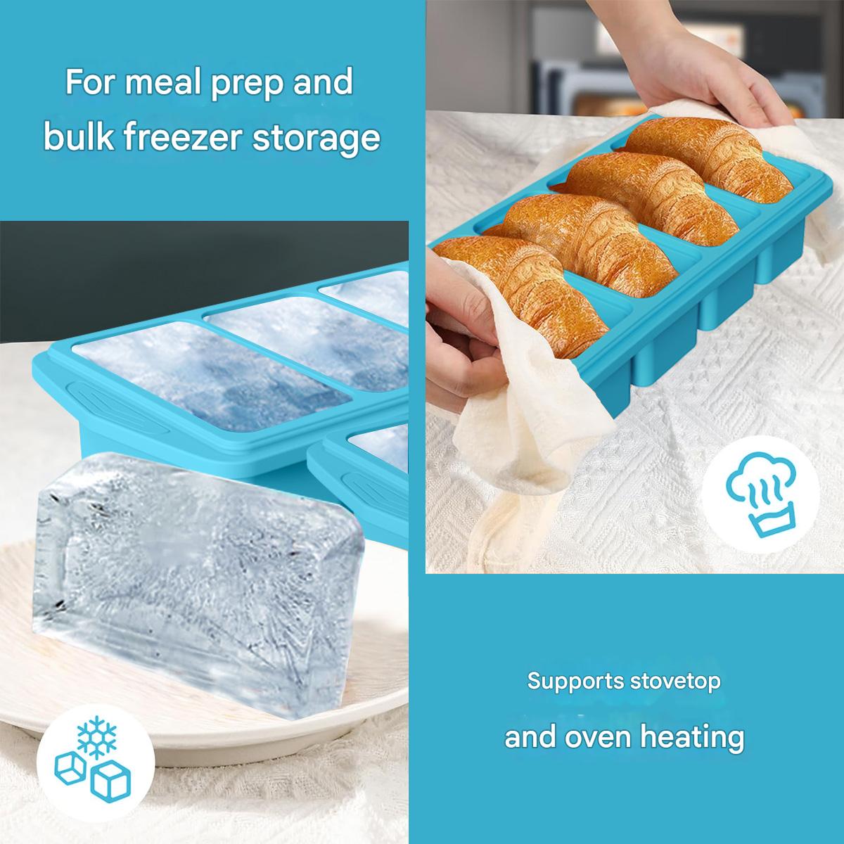قالب سيليكون كبير لمكعبات الثل - مراجعة Xl Food Storage Containers With Lids وسعره