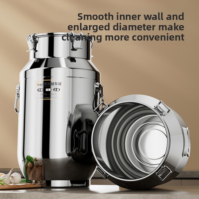 علبة أرز فاخرة محكمة الغلق من  - مراجعة Xl Food Storage Containers With Lids وسعره