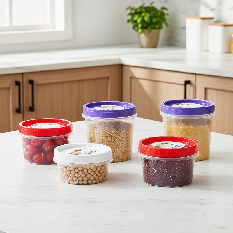 4 قطع من علب حفظ الطعام المستد - مراجعة Food Storage Glass Round وسعره