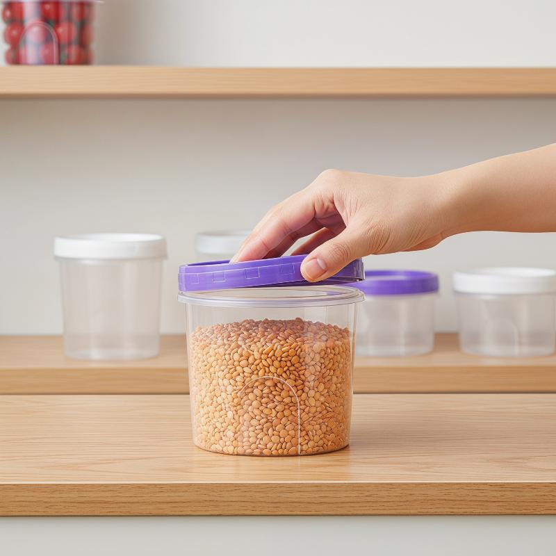4 قطع من علب حفظ الطعام المستد - مراجعة Food Storage Glass Round وسعره
