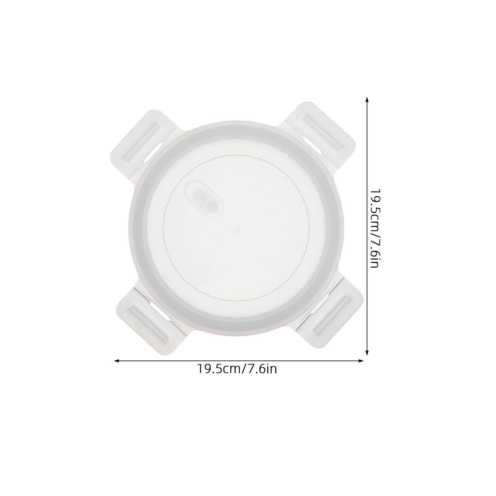 غطاء حاوية دائري بقفل سريع مقا - مراجعة Food Storage Glass Round وسعره