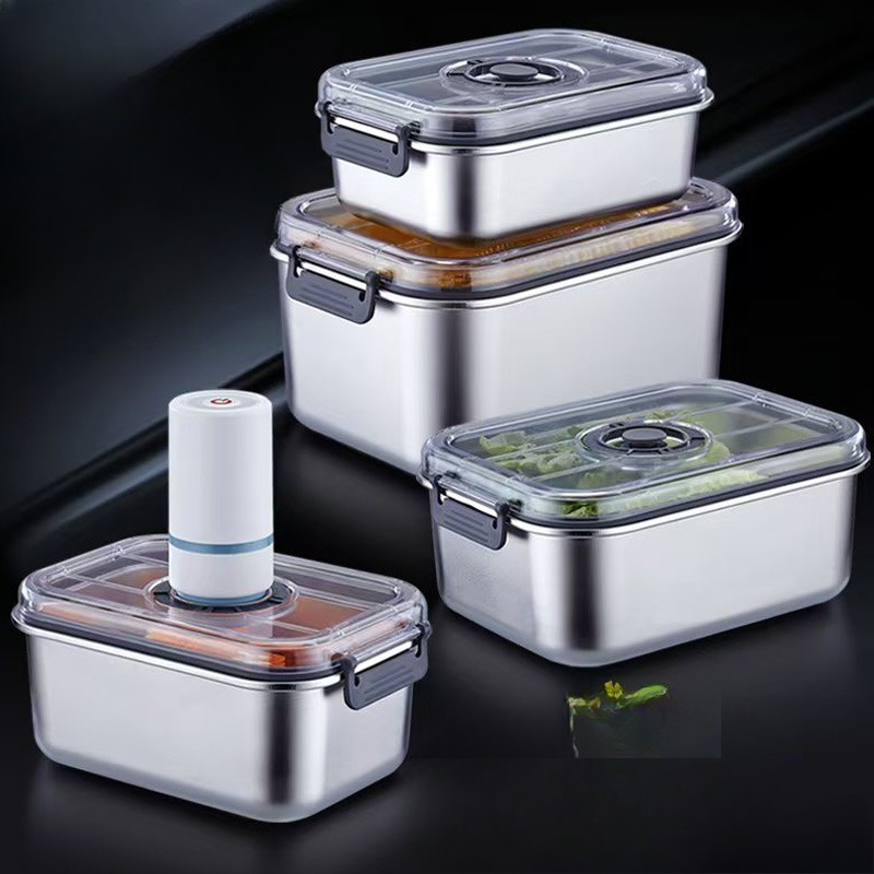 حاوية طعام من الفولاذ المقاوم  - مراجعة Food Storage Vacuum وسعره