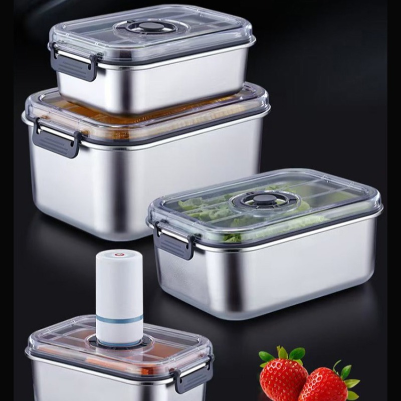 حاوية طعام من الفولاذ المقاوم  - مراجعة Food Storage Vacuum وسعره