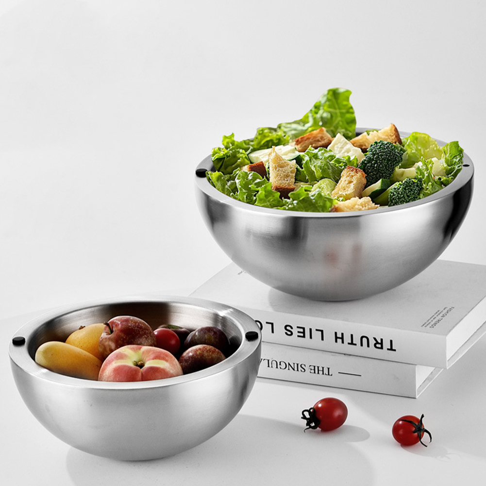 304 أطباق خلط سلطة سميكة من ال - مراجعة Food Storage Metal Box وسعره