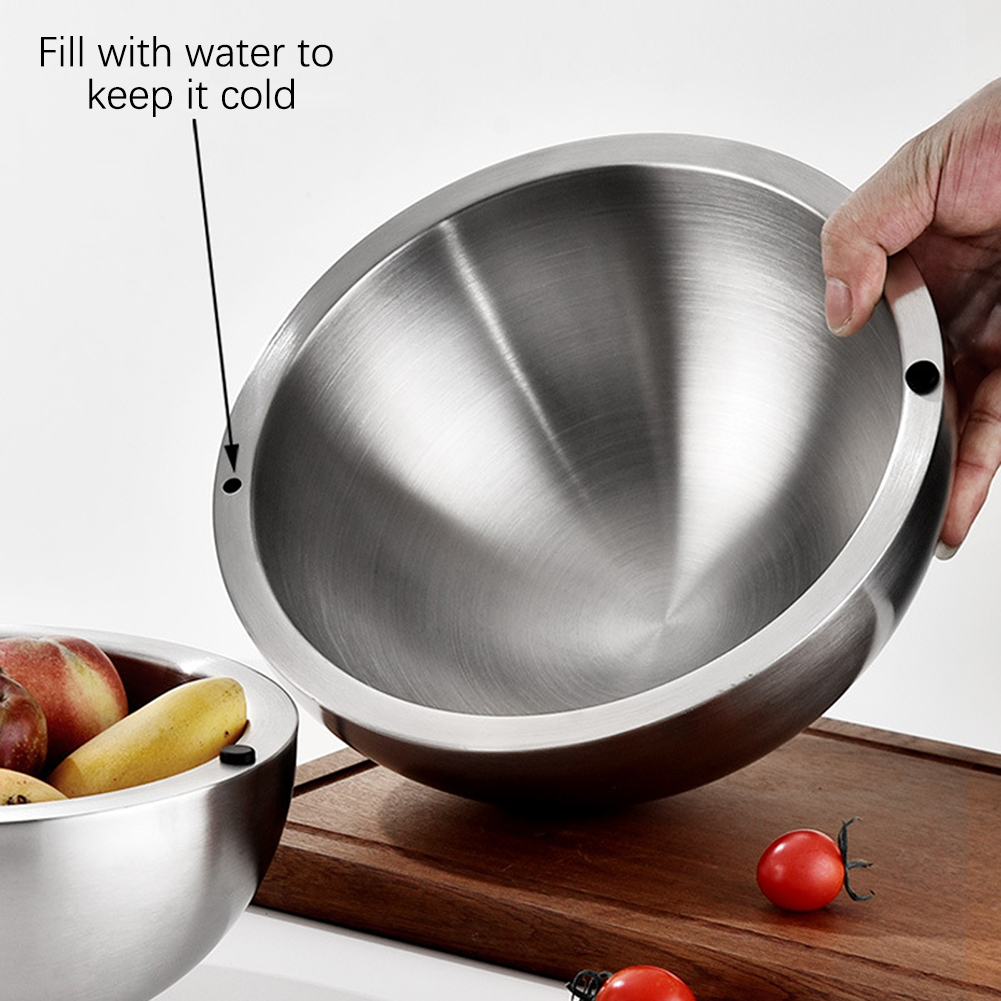 304 أطباق خلط سلطة سميكة من ال - مراجعة Food Storage Metal Box وسعره