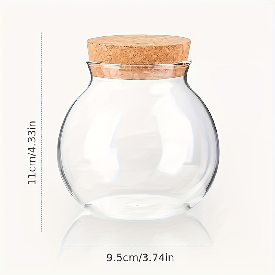 علبة تخزين زجاجية شفافة ، وعاء - مراجعة Food Storage Glass Round وسعره