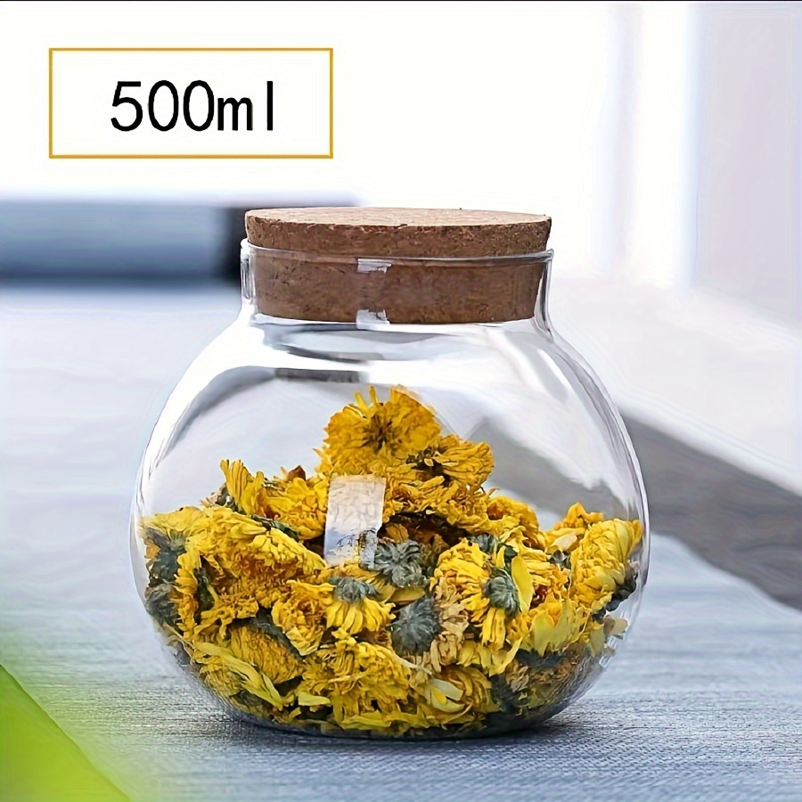 علبة تخزين زجاجية شفافة ، وعاء - مراجعة Food Storage Glass Round وسعره