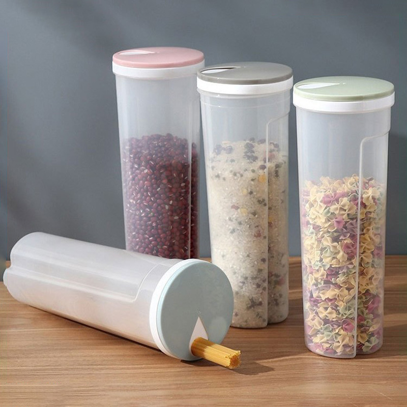 علبة تخزين نودلز بلاستيكية صال - مراجعة Food Storage In Pantry وسعره