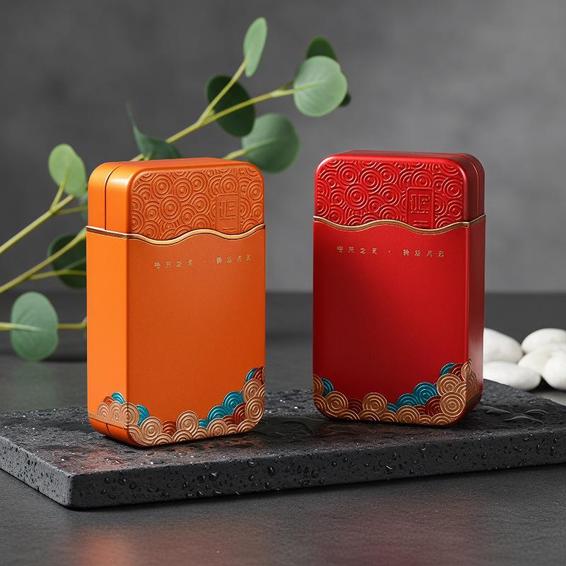 صندوق تخزين شاي معدني مستطيل ا - مراجعة Food Storage Metal Box وسعره