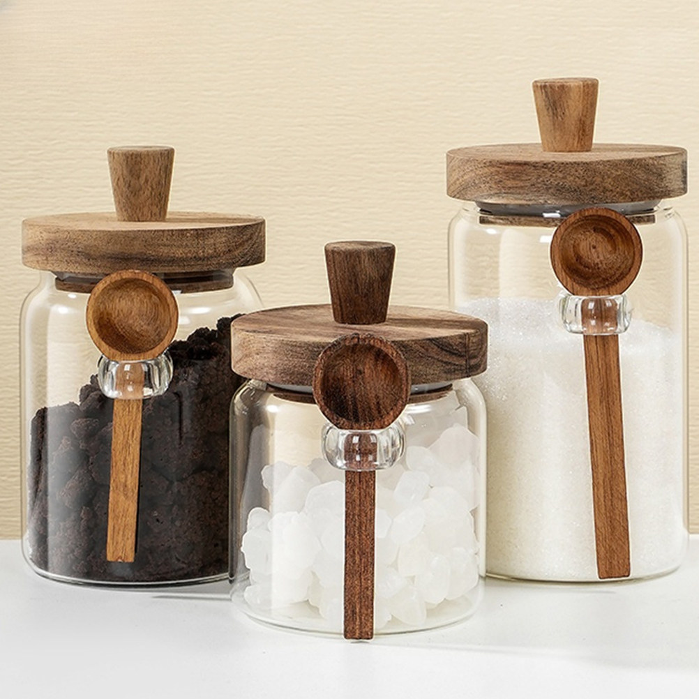 وعاء تخزين طعام زجاجي شفاف بغط - مراجعة Food Storage In Pantry وسعره