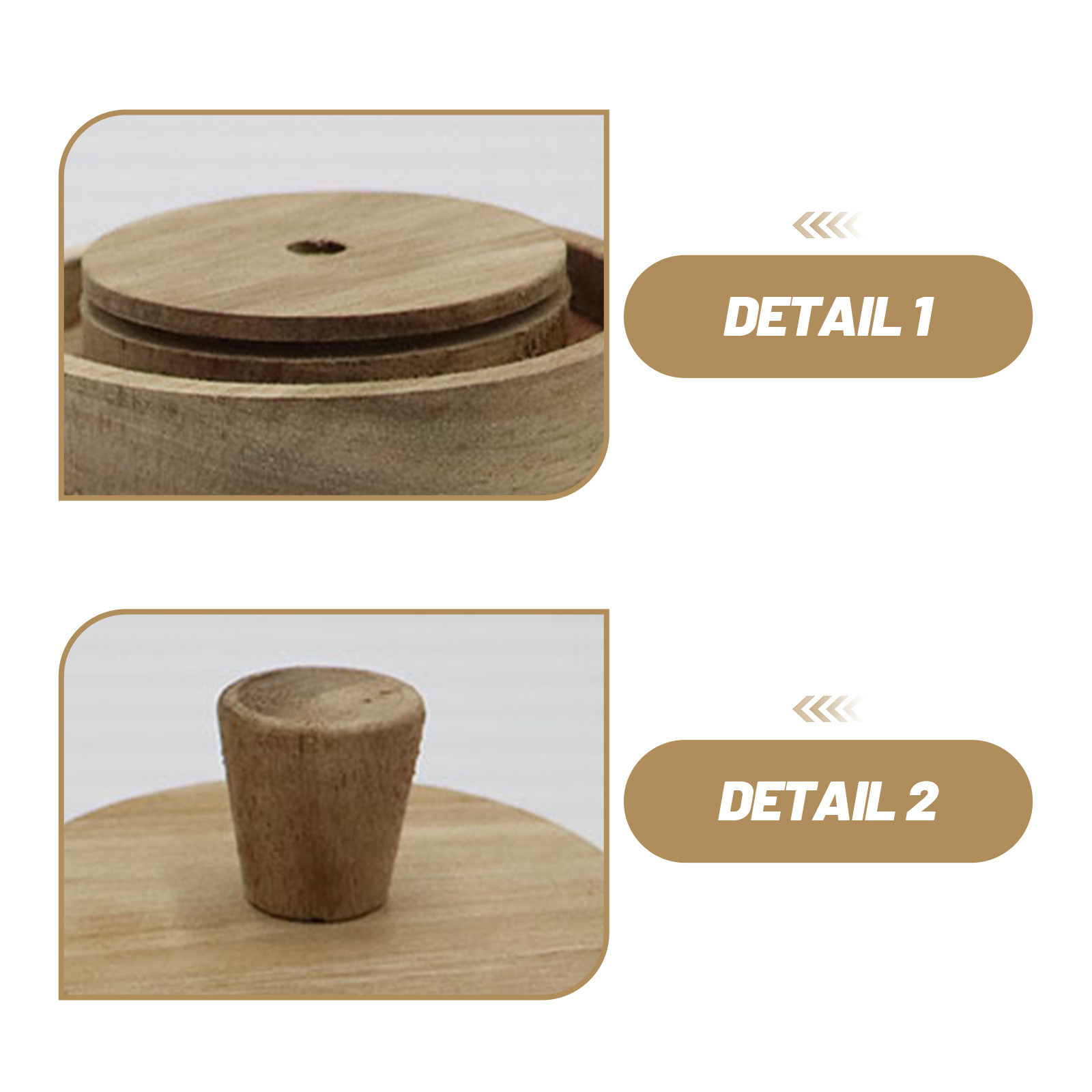 قطعتان من أغطية التعليب الخشبي - مراجعة Food Storage Glass Round وسعره