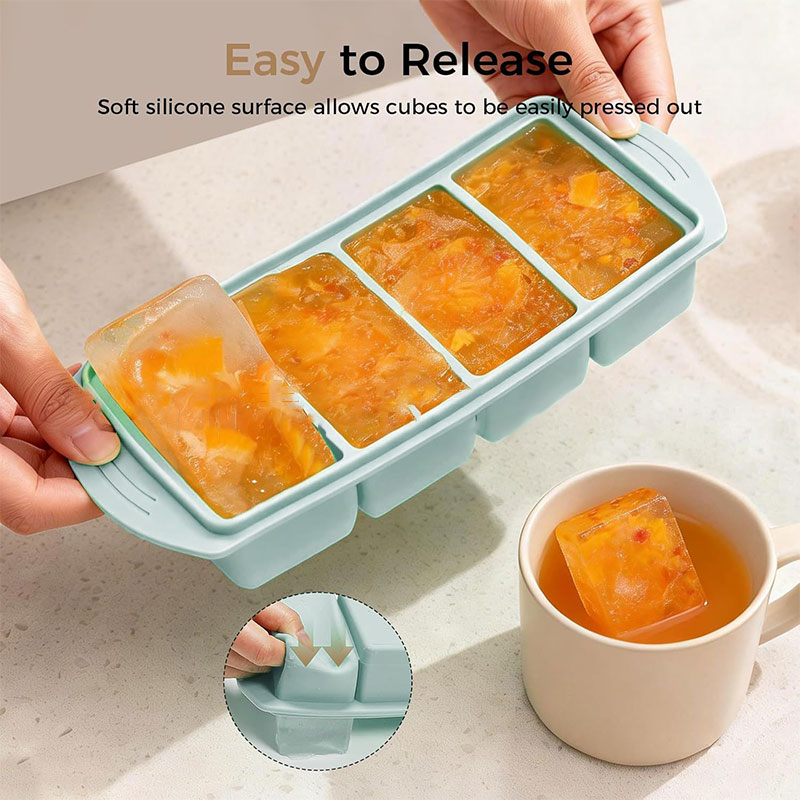 صينية سيليكون للفريزر مع غطاء، - مراجعة Xl Food Storage Containers With Lids وسعره