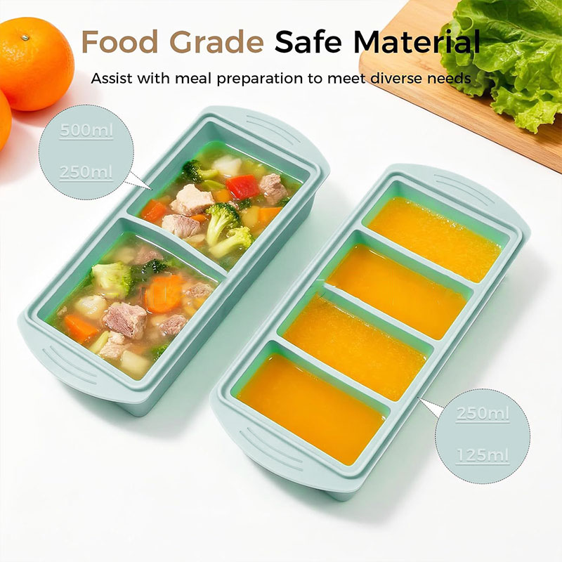 صينية سيليكون للفريزر مع غطاء، - مراجعة Xl Food Storage Containers With Lids وسعره
