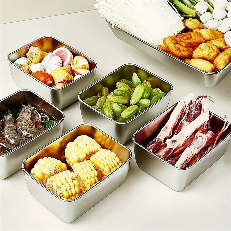 1/3/5 قطعة صندوق تخزين المواد  - مراجعة Food Storage Metal Box وسعره