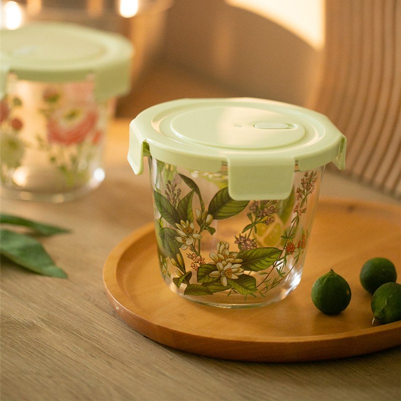 صندوق تخزين الطعام الفرنسية خم - مراجعة Food Storage Glass Round وسعره